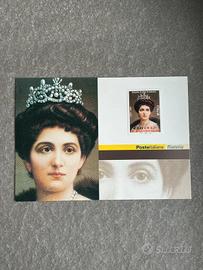 Cartoncino Filatelico Regina Elena di Savoia 2002