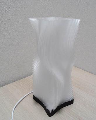 lampada moderna stampa 3D LED RGB cambia colori