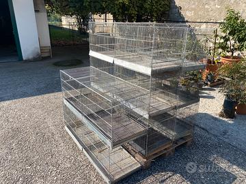 Gabbie per canarini e pappagallini.