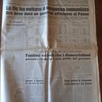 Quotidiano d'epoca IL GIORNALE 25.06.1976