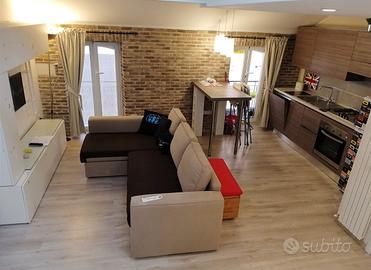 Open space mansardato stagione estiva