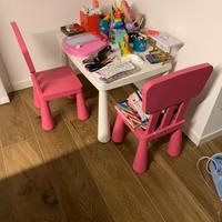 Tavolo e sedie bambini