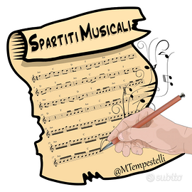 Trascrizione della musica in partitura (Spartito)