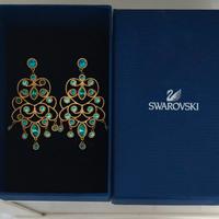 Swarovski Azore aqua orecchini pendenti 