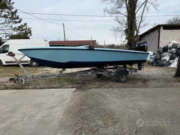 barca ,motore ,carrello 