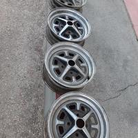 4 cerchi originali CROMATI IN FERRO MG-B 6X14