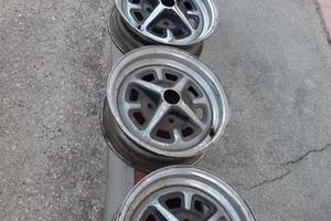 4 cerchi originali CROMATI IN FERRO MG-B 6X14