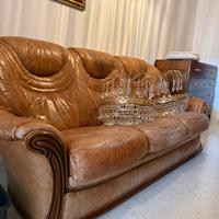 Divano pelle vintage