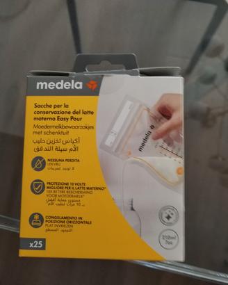 sacchetti medela per la conservazione del latte  m