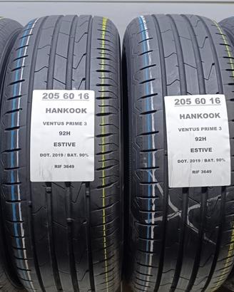4 GOMME 205 60 16 HANKOOK RIF3649