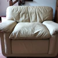 Poltrona in pelle