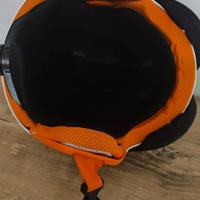 Casco sci con visiera