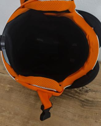 Casco sci con visiera