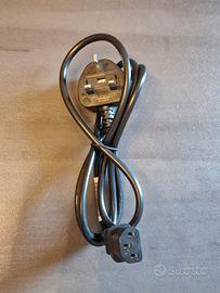 cavo di alimentazione C13 con spina Britannica 