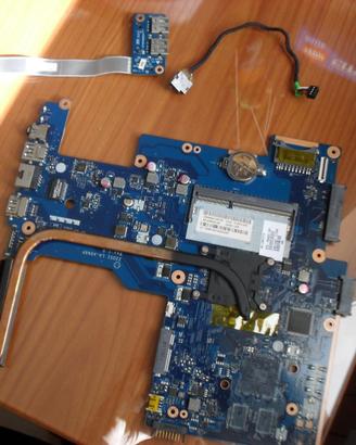 Scheda Madre Completa di Processore+Cavo DC+USB ex