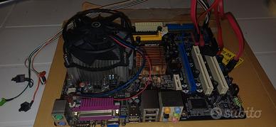 Scheda madre ASUS P5N7A-VM LGA775 DDR2 + CPU + dis
