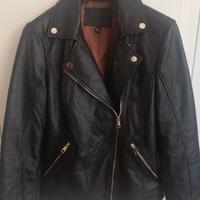 Giacca di vera pelle donna Cortefiel