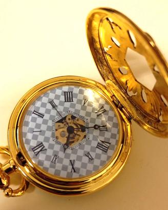 Orologio da tasca" Esagono", meccanico, nuovo