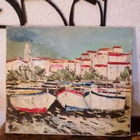 quadro olio spatolato vellano 1992