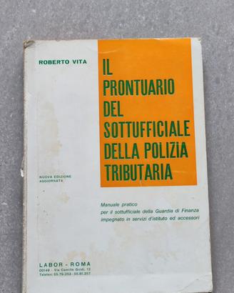 Prontuario del sottufficiale polizia tributaria