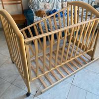 Ante lettino bimbo legno +materasso