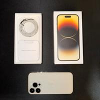 Iphone 14 pro 128gb oro  + cover