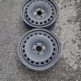 2 - CERCHI IN LAMIERA 7X16 5X110 ET41 CB 65,1