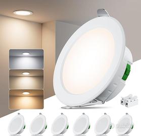 6 Faretti LED da Incasso 3.8W dimmerabile