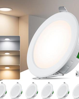 6 Faretti LED da Incasso 3.8W dimmerabile