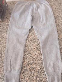 Jogger Grigio Melange 13-14A Unisex Felpato Cotone