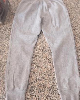 Jogger Grigio Melange 13-14A Unisex Felpato Cotone