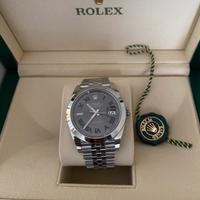Rolex datejust 126300 jubilee Wimb Mai Indossato