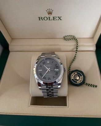 Rolex datejust 126300 jubilee Wimb Mai Indossato