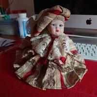 bambola in porcellana da collezione 