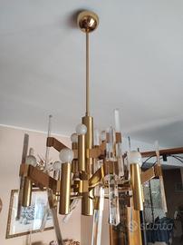 Lampadario anni '70 Sciolari.