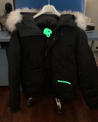 giubbotto con pelliccia Canada goose 