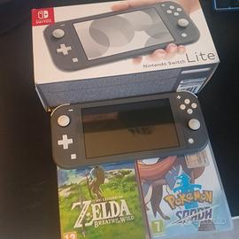 nintendo switch lite zelda e pokémon spada