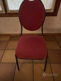 Sedie impilabili con coprisedia
