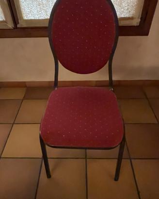 Sedie impilabili con coprisedia