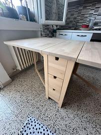 Tavolo NORDEN IKEA E TRE SEDIE