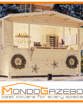 Chiosco montaggio rapido bar mercati biglietteria