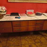 comò con piano in marmo 