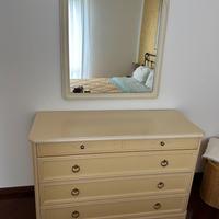 Cassettiera, Comodini x2 e Specchio