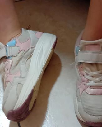 scarpe da ginnastica taglia 35 usate 