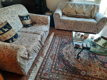 divano letto due piazze + divano 2 posti