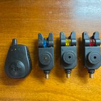 set di avvisatori da carpfishing NON FUNZIONANTI