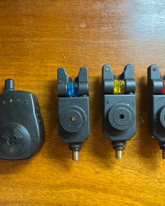 set di avvisatori da carpfishing NON FUNZIONANTI