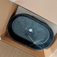 lavandino  nero effetto marmo 