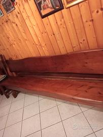 panca in legno massiccio 