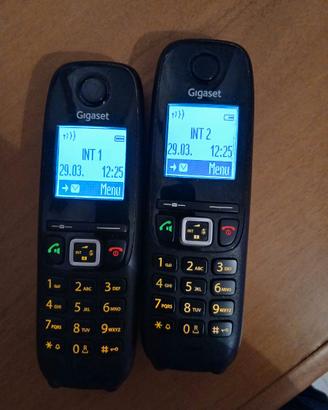 Gigaset AS405 Duo Telefono Cordless – Nero